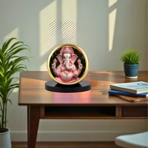 Car Dashboard/Table Top Lord Ganesha Metal Golden Photo Stand – 2x2 Inches, Compact & Stylish Spiritual Display For Car, Home & Office (Pack Of 1) (F24783) Car Dashboard/Table Top Lord Ganesha Metal Golden Photo Stand – 2x2 Inches, Compact & Stylish Spiritual Display For Car, Home & Office (Pack Of 1) (F24783)