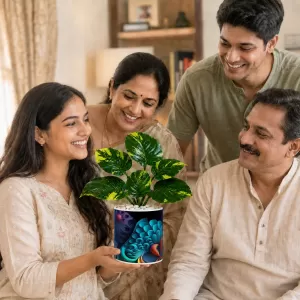 Artificial Tree Ceramic Photo Pot With White Stones 3x4 Inch (F164479) Artificial Tree Ceramic Photo Pot With White Stones 3x4 Inch (F164479)