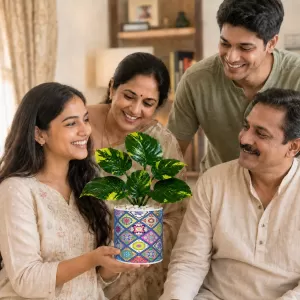 Artificial Tree Ceramic Photo Pot With White Stones 3x4 Inch (F164587) Artificial Tree Ceramic Photo Pot With White Stones 3x4 Inch (F164587)