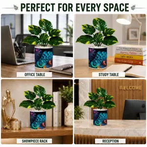 Artificial Tree Ceramic Photo Pot With White Stones 3x4 Inch (F164479) Artificial Tree Ceramic Photo Pot With White Stones 3x4 Inch (F164479)