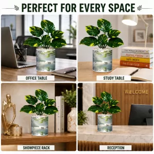 Artificial Tree Ceramic Photo Pot With White Stones 3x4 Inch (F164483) Artificial Tree Ceramic Photo Pot With White Stones 3x4 Inch (F164483)
