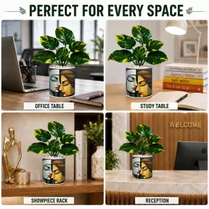 Artificial Tree Ceramic Photo Pot With White Stones 3x4 Inch (F164732) Artificial Tree Ceramic Photo Pot With White Stones 3x4 Inch (F164732)