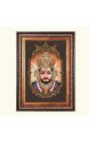 Sri Khatu Shyam Color Photo frame 10x14 Inch - Vibrant Religious Wall Art for Home ,Office Decor,Temple Decoration and Gifting.