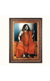 Sri Swami Pranabananda Color Photo frame 10x14 Inch - Vibrant Religious Wall Art for Home ,Office Decor,Temple Decoration and Gifting.