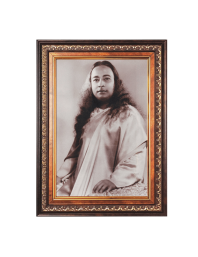 Sri Paramahansa Yogananda Color Photo frame 10x14 Inch - Vibrant Religious Wall Art for Home ,Office Decor,Temple Decoration and Gifting.