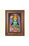 Sri Ram and Sri Hanuman Color Photo frame 10x14 Inch - Vibrant Religious Wall Art for Home ,Office Decor,Temple Decoration and Gifting.