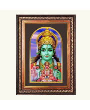 Sri Ram and Sri Hanuman Color Photo frame 10x14 Inch - Vibrant Religious Wall Art for Home ,Office Decor,Temple Decoration and Gifting.