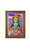 Sri Ram and Sri Hanuman Color Photo frame 10x14 Inch - Vibrant Religious Wall Art for Home ,Office Decor,Temple Decoration and Gifting.
