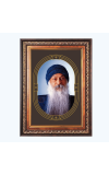 Acharya Osho Rajneesh  Color Photo frame 10x14 Inch - Vibrant Religious Wall Art for Home ,Office Decor,Temple Decoration and Gifting.