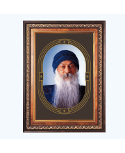 Acharya Osho Rajneesh  Color Photo frame 10x14 Inch - Vibrant Religious Wall Art for Home ,Office Decor,Temple Decoration and Gifting.