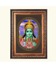 Sri Ram and Sri Hanuman Color Photo frame 10x14 Inch - Vibrant Religious Wall Art for Home ,Office Decor,Temple Decoration and Gifting.