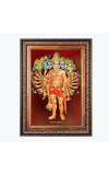 Sri Hanuman Color Photo frame 10x14 Inch - Vibrant Religious Wall Art for Home ,Office Decor,Temple Decoration and Gifting.