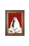 Sri Maa Sarada Devi Color Photo frame 10x14 Inch - Vibrant Religious Wall Art for Home ,Office Decor,Temple Decoration and Gifting.