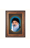 Acharya Osho Rajneesh  Color Photo frame 10x14 Inch - Vibrant Religious Wall Art for Home ,Office Decor,Temple Decoration and Gifting.