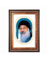 Acharya Osho Rajneesh  Color Photo frame 10x14 Inch - Vibrant Religious Wall Art for Home ,Office Decor,Temple Decoration and Gifting.