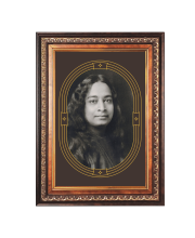 Sri Paramahansa Yogananda Color Photo frame 10x14 Inch - Vibrant Religious Wall Art for Home ,Office Decor,Temple Decoration and Gifting.