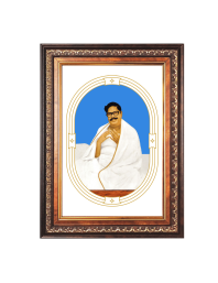 Sri Baroda Color Photo frame 10x14 Inch - Vibrant Religious Wall Art for Home ,Office Decor,Temple Decoration and Gifting.