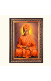 Sri Swami Vivekananda Color Photo frame 10x14 Inch - Vibrant Religious Wall Art for Home ,Office Decor,Temple Decoration and Gifting.