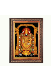 Sri Venkateswara Swamy Color Photo frame 10x14 Inch - Vibrant Religious Wall Art for Home ,Office Decor,Temple Decoration and Gifting.