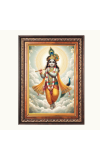 Sri Krishna Color Photo frame 10x14 Inch - Vibrant Religious Wall Art for Home ,Office Decor,Temple Decoration and Gifting.