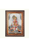 Sri Swaminarayan Color Photo frame 10x14 Inch - Vibrant Religious Wall Art for Home ,Office Decor,Temple Decoration and Gifting.