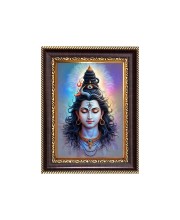 Lord Shiva Digital Print Photo 6.7x8.7 inches - Vibrant Religious Desk And Wall Art for Home , Office and Temple Decor and Gifting.