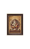 Sri Ganeshji Digital Print Photo 6.7x8.7 inches - Vibrant Religious Desk And Wall Art for Home , Office and Temple Decor and Gifting.