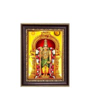 Lord Murugan Swamy Digital Print Photo 6.7x8.7 inches - Vibrant Religious Desk And Wall Art for Home , Office and Temple Decor and Gifting.