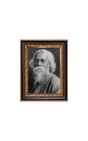 Rabindranath Tagore Digital Print Photo 6.7x8.7 inches - Vibrant Religious Desk And Wall Art for Home , Office and Temple Decor and Gifting.
