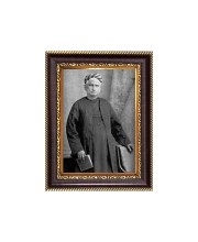 Bankim Chandra Chatterjee Digital Print Photo 6.7x8.7 inches - Vibrant Religious Desk And Wall Art for Home , Office and Temple Decor and Gifting.