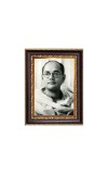 Netaji Subhas Chandra Bose Digital Print Photo 6.7x8.7 inches - Vibrant Religious Desk And Wall Art for Home , Office and Temple Decor and Gifting.