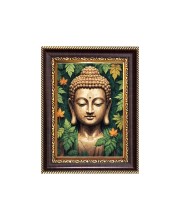 Lord Gautam Buddha Digital Print Photo 6.7x8.7 inches - Vibrant Religious Desk And Wall Art for Home , Office and Temple Decor and Gifting.
