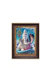 Lord Shiva Digital Print Photo 6.7x8.7 inches - Vibrant Religious Desk And Wall Art for Home , Office and Temple Decor and Gifting.