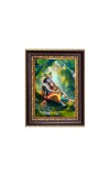 Sri Radha Krishna Digital Print Photo 6.7x8.7 inches - Vibrant Religious Desk And Wall Art for Home , Office and Temple Decor and Gifting.