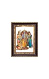Sri Ram, Sita, Lakshman And Hanuman Digital Print Photo 6.7x8.7 inches - Vibrant Religious Desk And Wall Art for Home , Office and Temple Decor and Gifting.