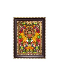 Kathakali Digital Print Photo 6.7x8.7 inches - Vibrant Religious Desk And Wall Art for Home , Office and Temple Decor and Gifting.