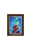 Sri Tulsi Maa Digital Print Photo 6.7x8.7 inches - Vibrant Religious Desk And Wall Art for Home , Office and Temple Decor and Gifting.