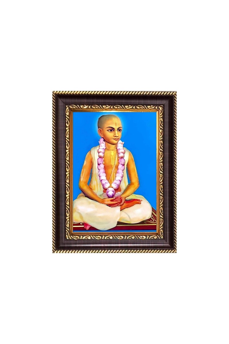 Srila Narottama Das Thakur Digital Print Photo 6.7x8.7 inches - Vibrant Religious Desk And Wall Art for Home , Office and Temple Decor and Gifting.