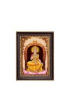 Sri Maa Annapurna Devi Digital Print Photo 6.7x8.7 inches - Vibrant Religious Desk And Wall Art for Home , Office and Temple Decor and Gifting.