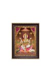 Sri Maa Saraswati Digital Print Photo 6.7x8.7 inches - Vibrant Religious Desk And Wall Art for Home , Office and Temple Decor and Gifting.