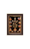 Sri Venkateswara Swamy Digital Print Photo 6.7x8.7 inches - Vibrant Religious Desk And Wall Art for Home , Office and Temple Decor and Gifting.