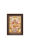 Sri Maa Lakshmi, Sri Ganeshji, Sri Maa Saraswati and Kuber Digital Print Photo 6.7x8.7 inches - Vibrant Religious Desk And Wall Art for Home , Office and Temple Decor and Gifting.