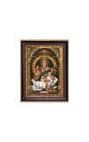 Sri Maa Saraswati Digital Print Photo 6.7x8.7 inches - Vibrant Religious Desk And Wall Art for Home , Office and Temple Decor and Gifting.