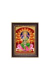 Sri Maa Lakshmi Digital Print Photo 6.7x8.7 inches - Vibrant Religious Desk And Wall Art for Home , Office and Temple Decor and Gifting.
