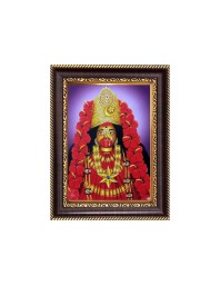 Sri Maa Kali Digital Print Photo 6.7x8.7 inches - Vibrant Religious Desk And Wall Art for Home , Office and Temple Decor and Gifting.