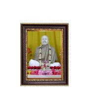 Sri Ramkrishna Digital Print Photo 6.7x8.7 inches - Vibrant Religious Desk And Wall Art for Home , Office and Temple Decor and Gifting.