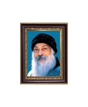 Acharya Osho Rajneesh Digital Print Photo 6.7x8.7 inches - Vibrant Religious Desk And Wall Art for Home , Office and Temple Decor and Gifting.