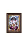 Sri Ganeshji Digital Print Photo 6.7x8.7 inches - Vibrant Religious Desk And Wall Art for Home , Office and Temple Decor and Gifting.