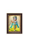 Sri Krishna Digital Print Photo 6.7x8.7 inches - Vibrant Religious Desk And Wall Art for Home , Office and Temple Decor and Gifting.