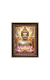 Lord Buddha Digital Print Photo 6.7x8.7 inches - Vibrant Religious Desk And Wall Art for Home , Office and Temple Decor and Gifting.
